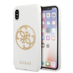 [GUHCPXTPUWHGLG] GUESS CARCASA GLITTER CIRCLE IPHONE X/XS BLANCO